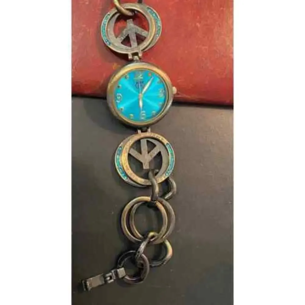 Women's 30mm Gun Metal Tone Route 66 Watch, Bracelet Band